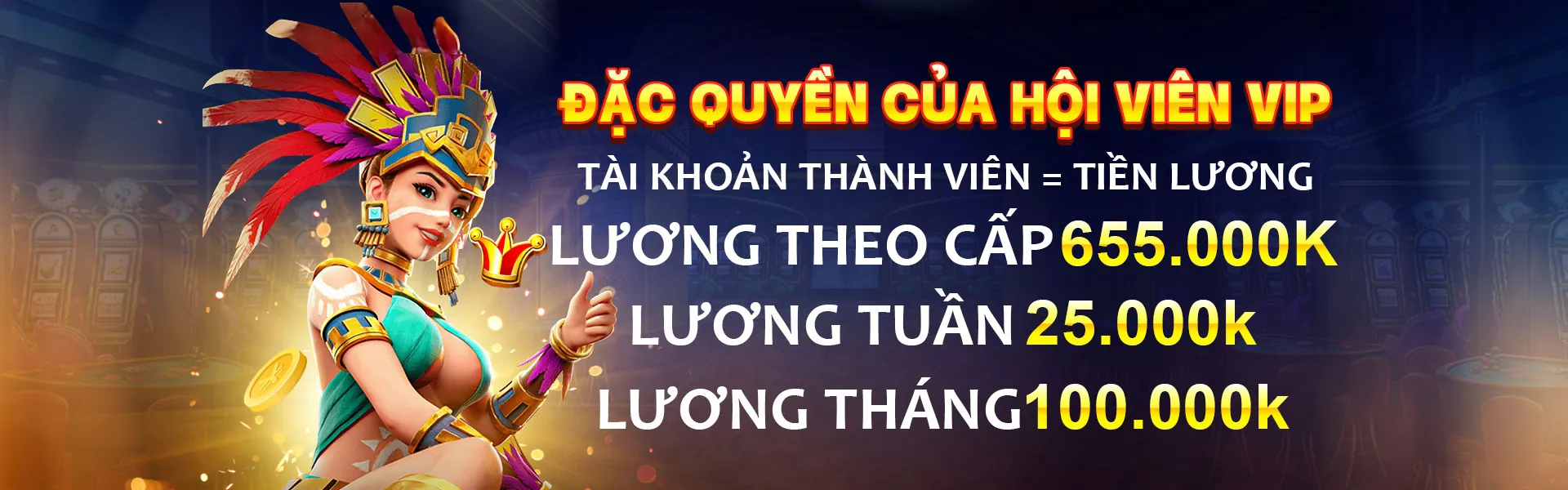 Hình ảnh chào mừng thành viên VIP với freebet đăng nhập